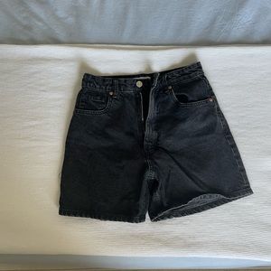 Zara high waisted denim shorts